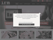 Tablet Screenshot of irm-media.se